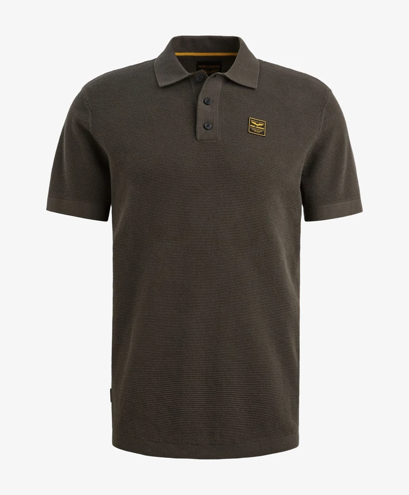 PME Legend Polo Wafel Structuur
