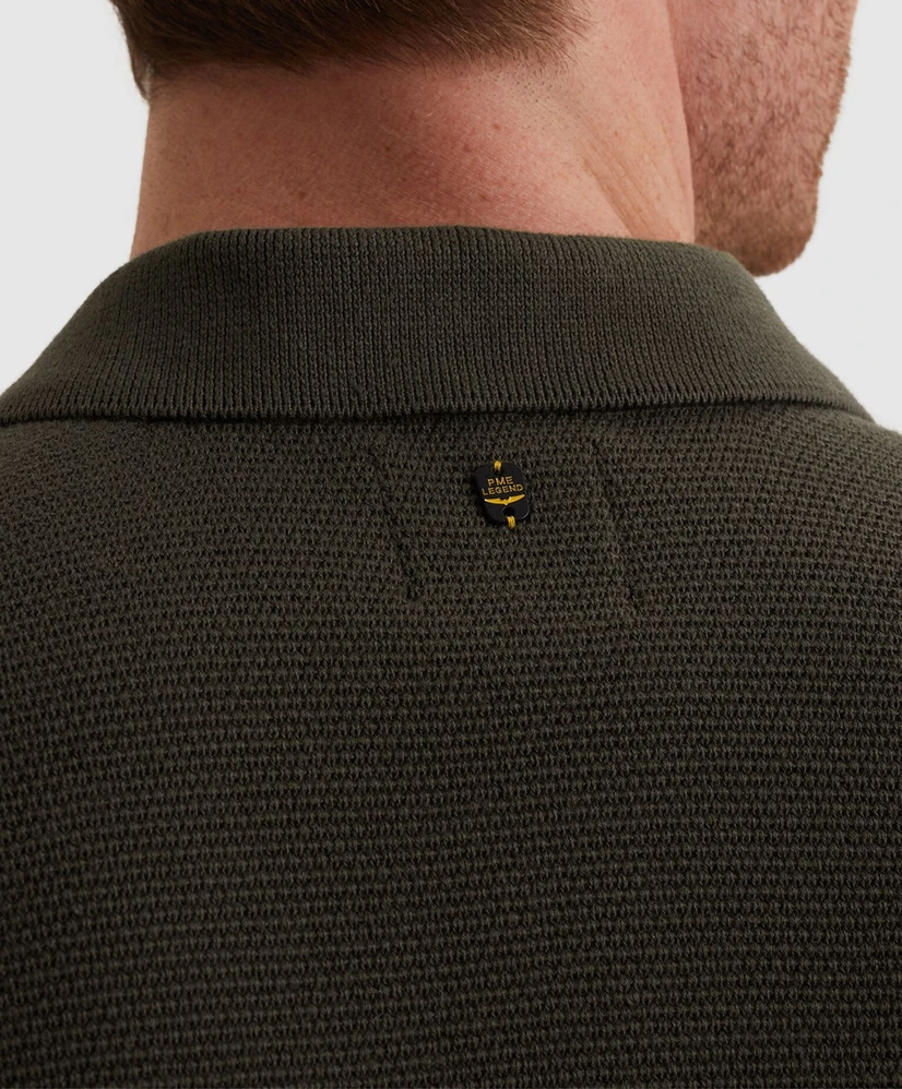 PME Legend Polo Wafel Structuur