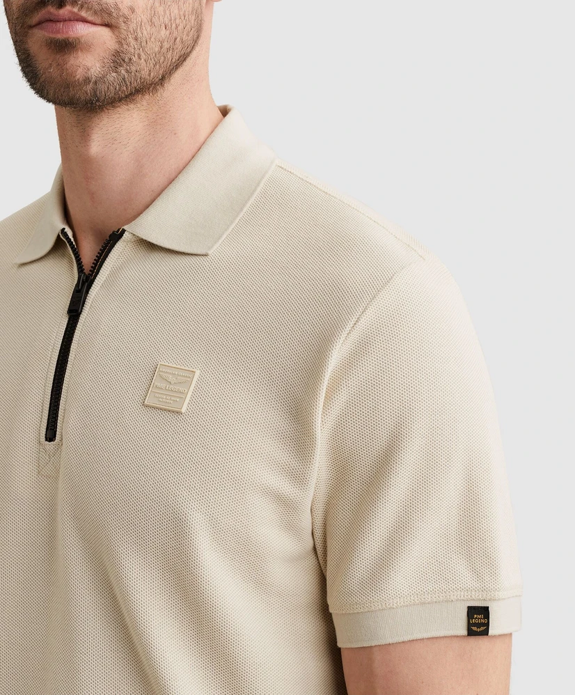 PME Legend Polo Wafel Structuur