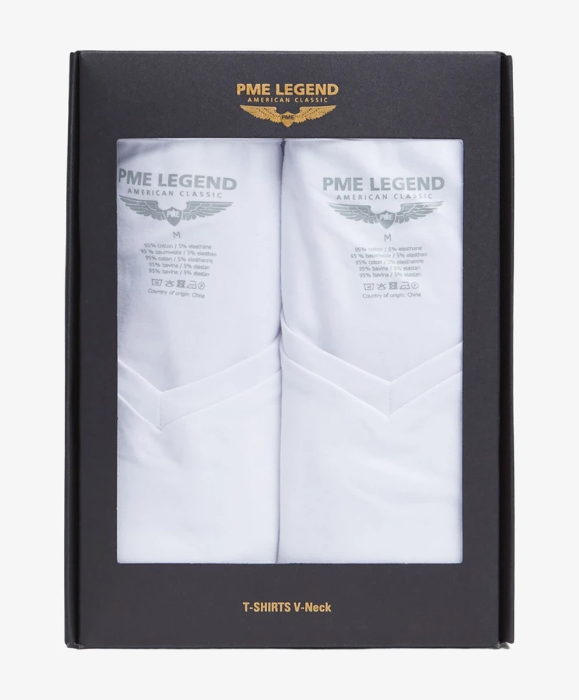 PME Legend T-shirt Effen 2-Pack
