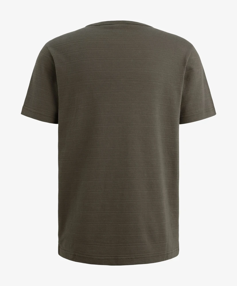 PME Legend T-shirt Jacquard Gestreept
