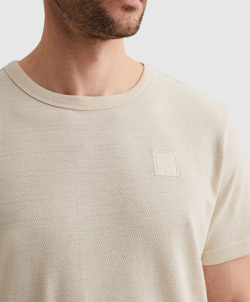 PME Legend T-shirt Jacquard Gestreept