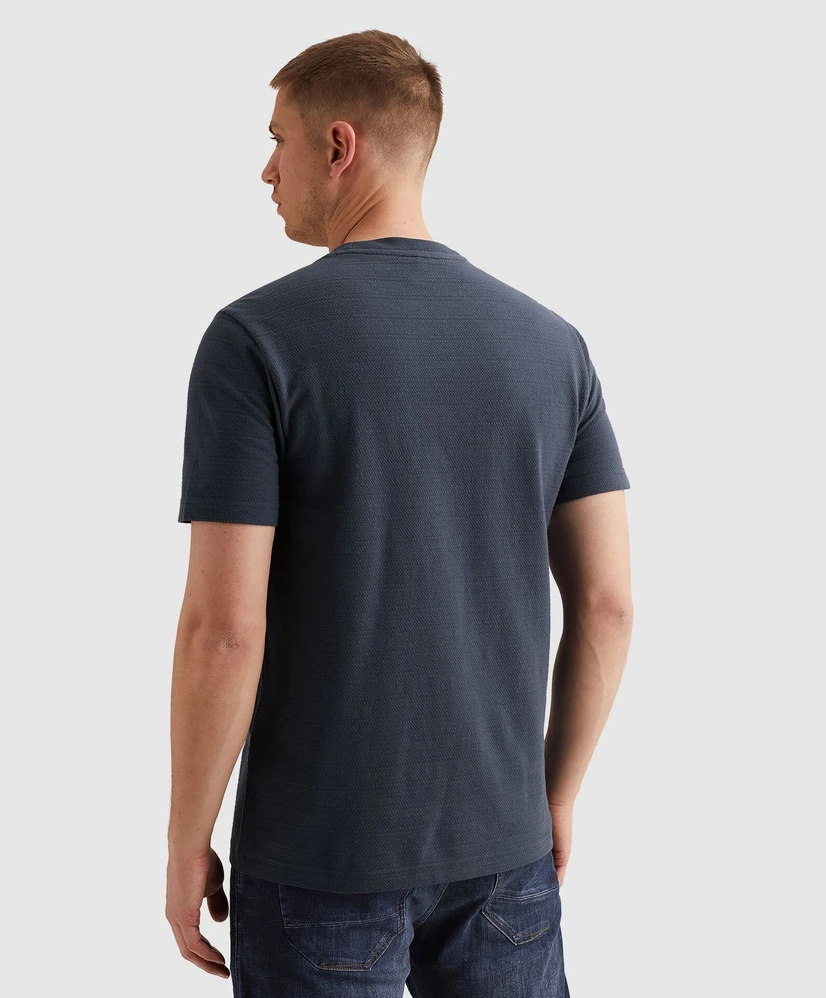 PME Legend T-shirt Jacquard Gestreept