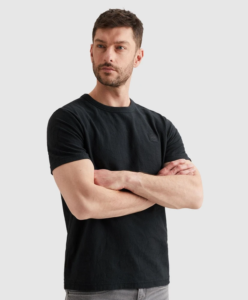 PME Legend T-shirt Jacquard Patroon