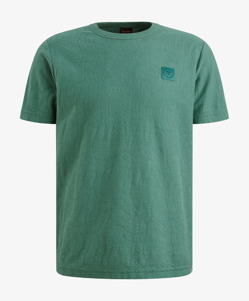 PME Legend T-shirt Jacquard Patroon