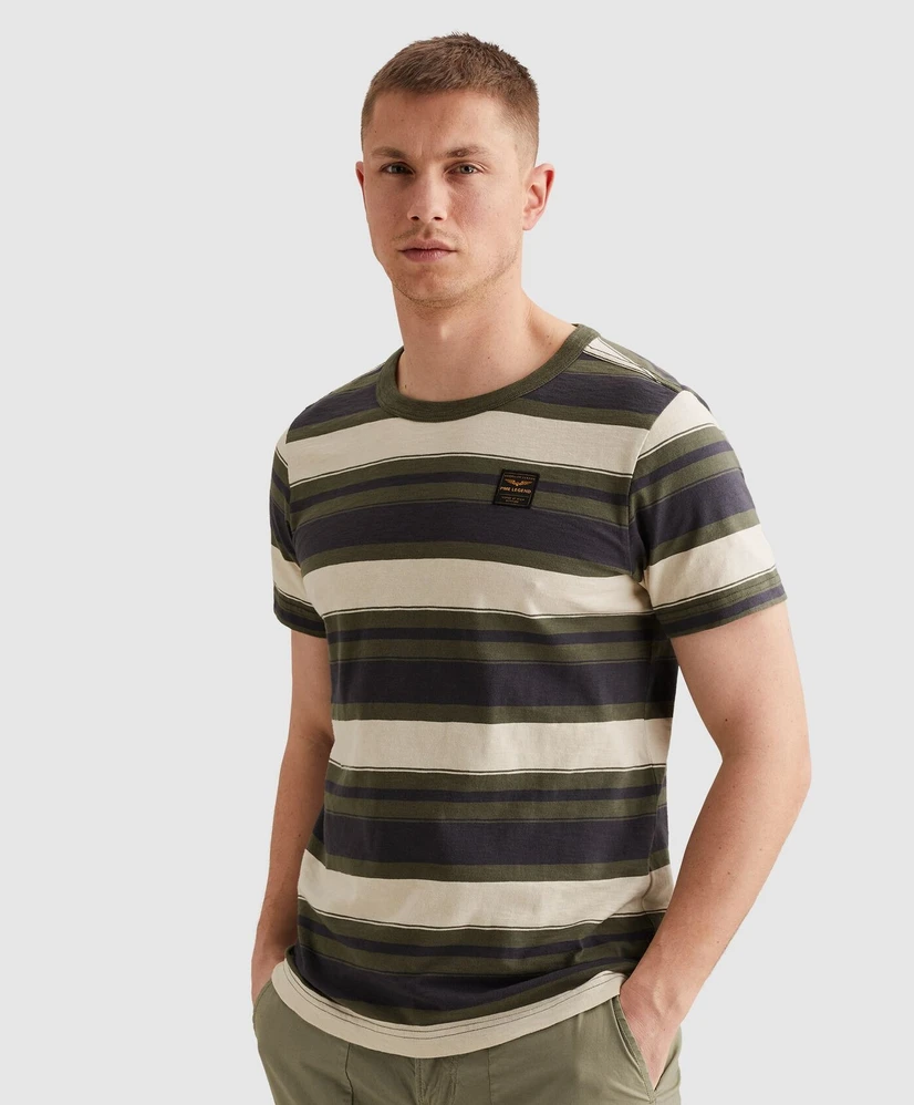 PME Legend T-shirt Streep Patroon