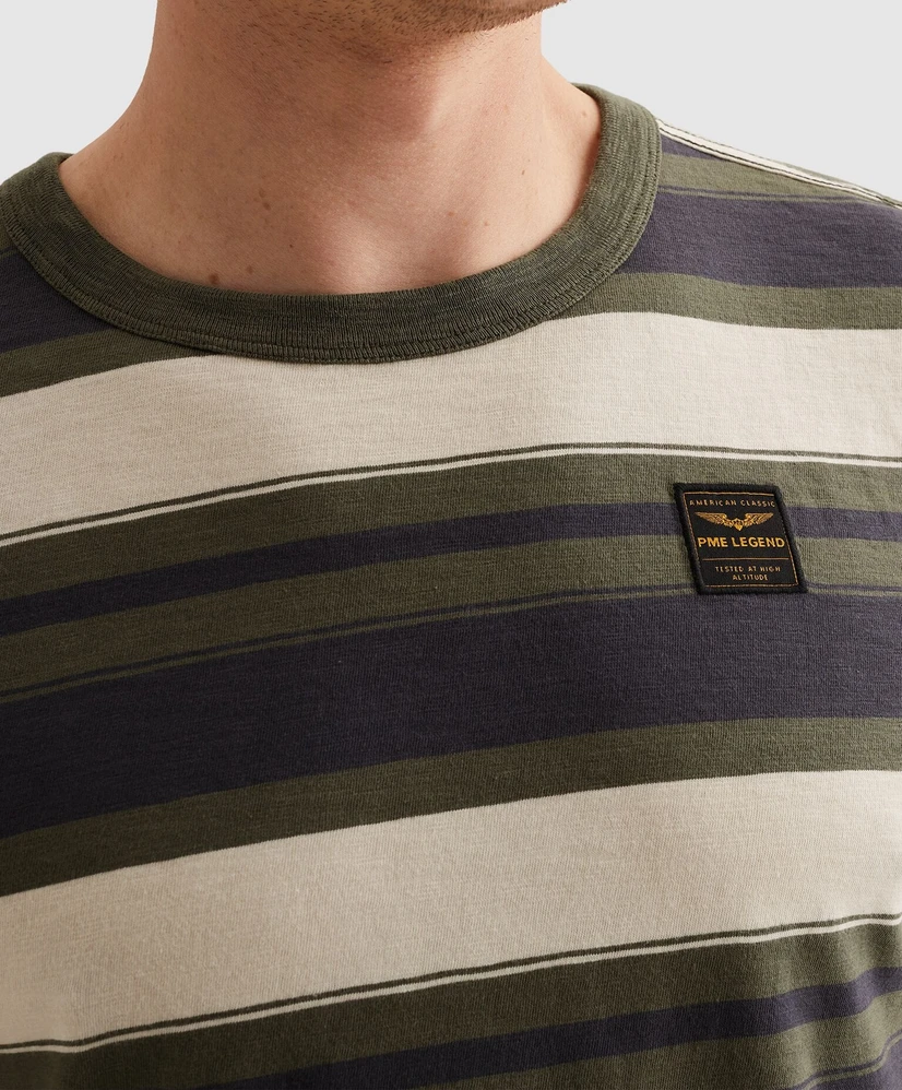 PME Legend T-shirt Streep Patroon