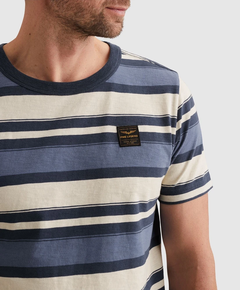 PME Legend T-shirt Streep Patroon