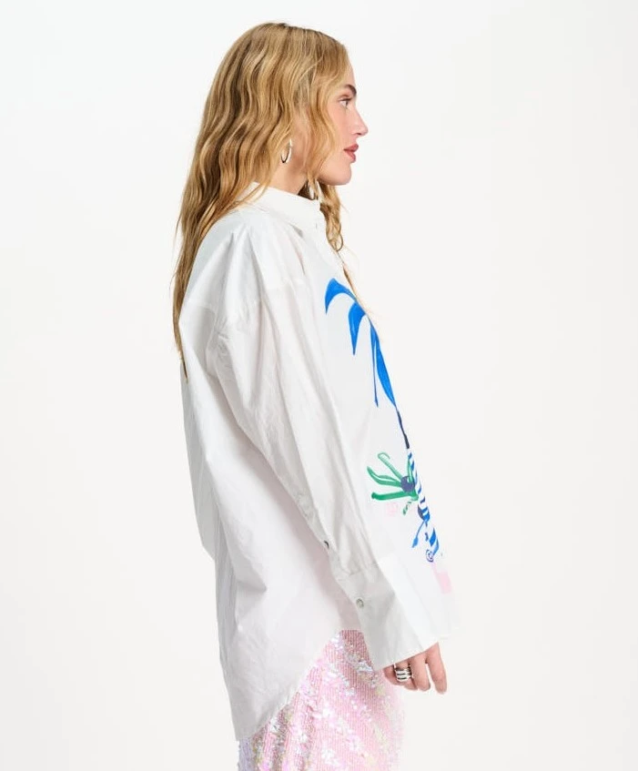 POM Amstedam Blouse Poplin Beachcomber