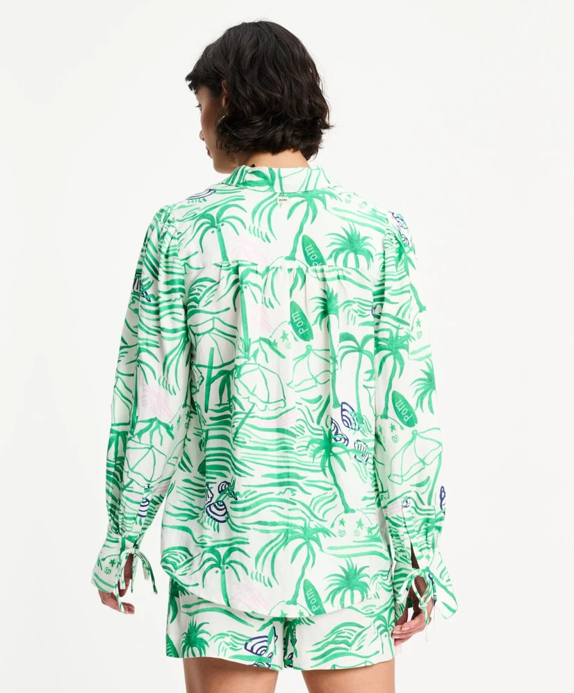 POM Amsterdam Blouse Beach Vibes