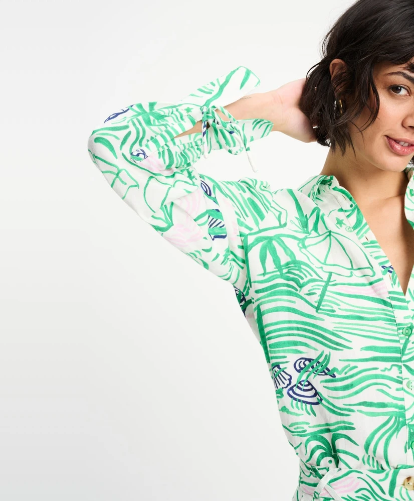 POM Amsterdam Blouse Beach Vibes