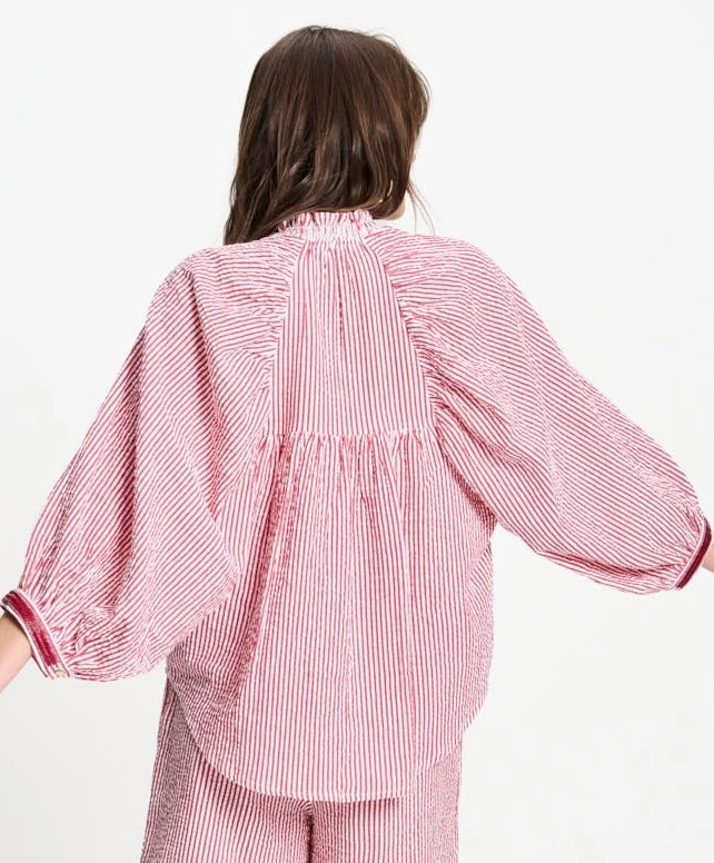 POM Amsterdam Blouse Seersucker