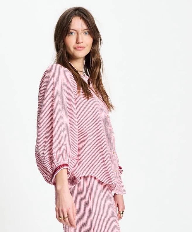 POM Amsterdam Blouse Seersucker