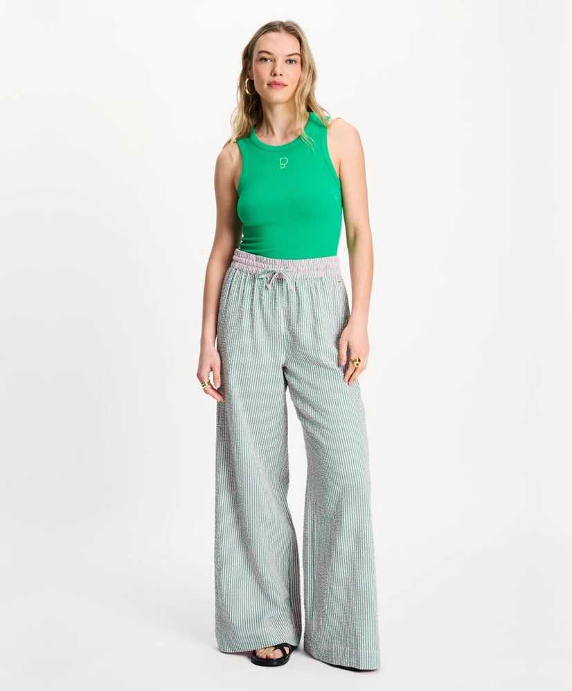 POM Amsterdam Broek Seersucker