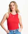 POM Amsterdam Tanktop Rib Bloom