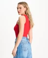 POM Amsterdam Tanktop Rib Bloom