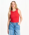 POM Amsterdam Tanktop Rib Bloom