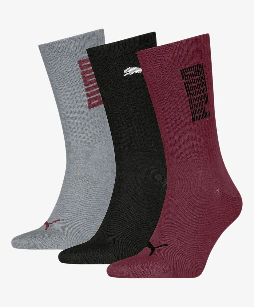 Puma Sokken Crew 3-Pack