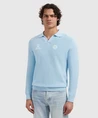 Pure Path Knitted Polo Embroidered Structure