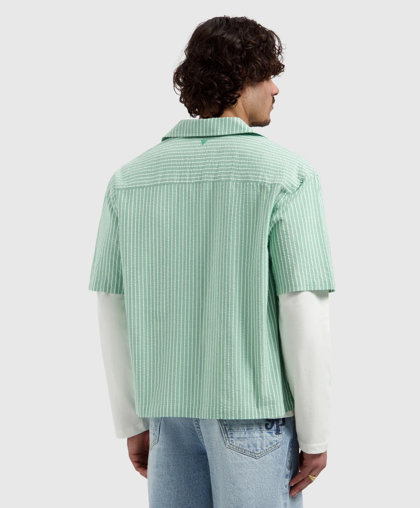 Pure Path Overhemd Striped Cotton
