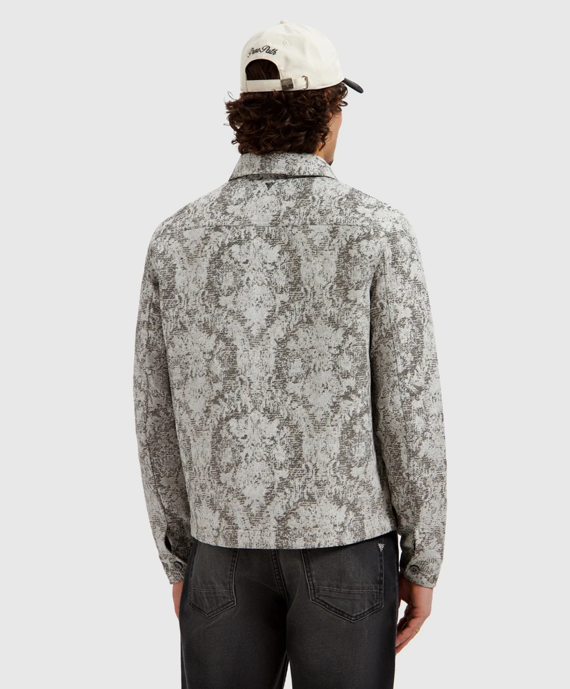 Pure Path Overshirt Jacquard Zipped