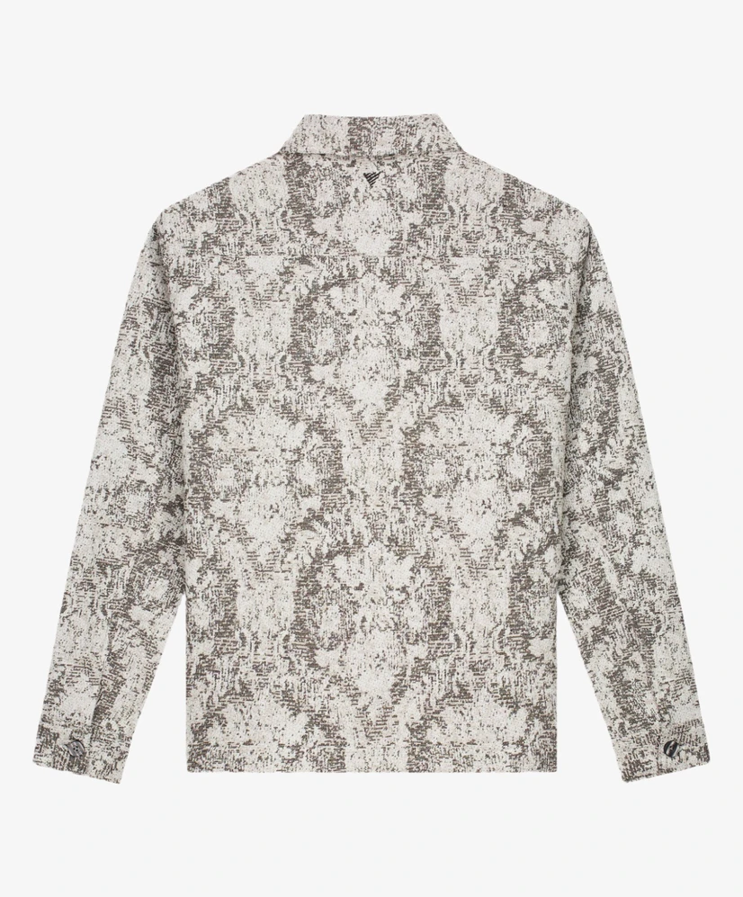 Pure Path Overshirt Jacquard Zipped
