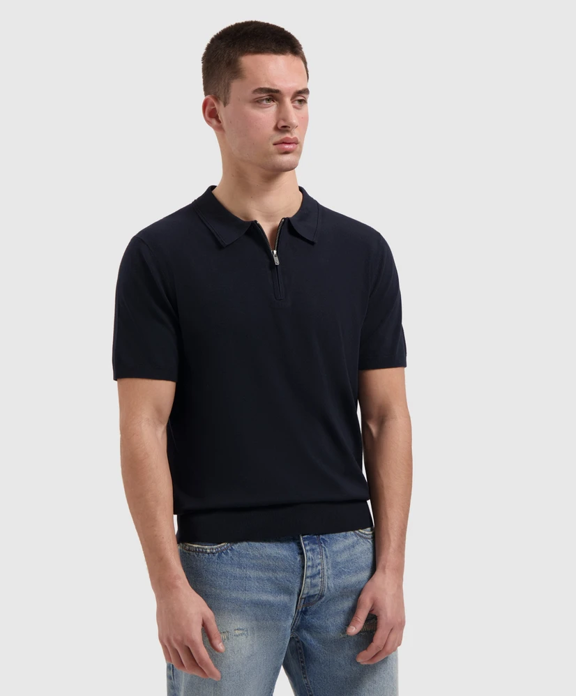 Pure Path Polo Zip Knitted
