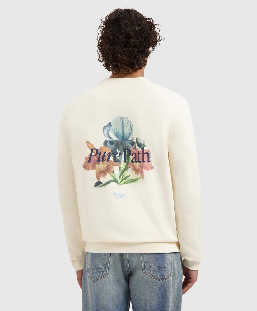 Pure Path Sweater Trio Of Flowers