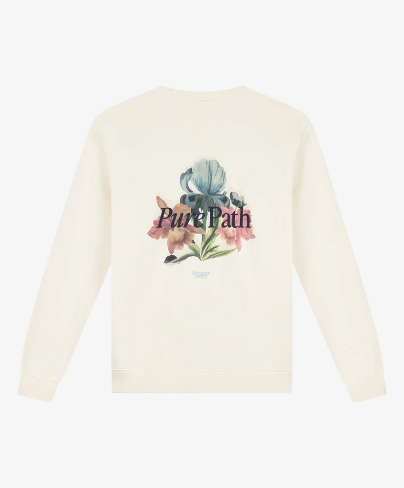 Pure Path Sweater Trio Of Flowers
