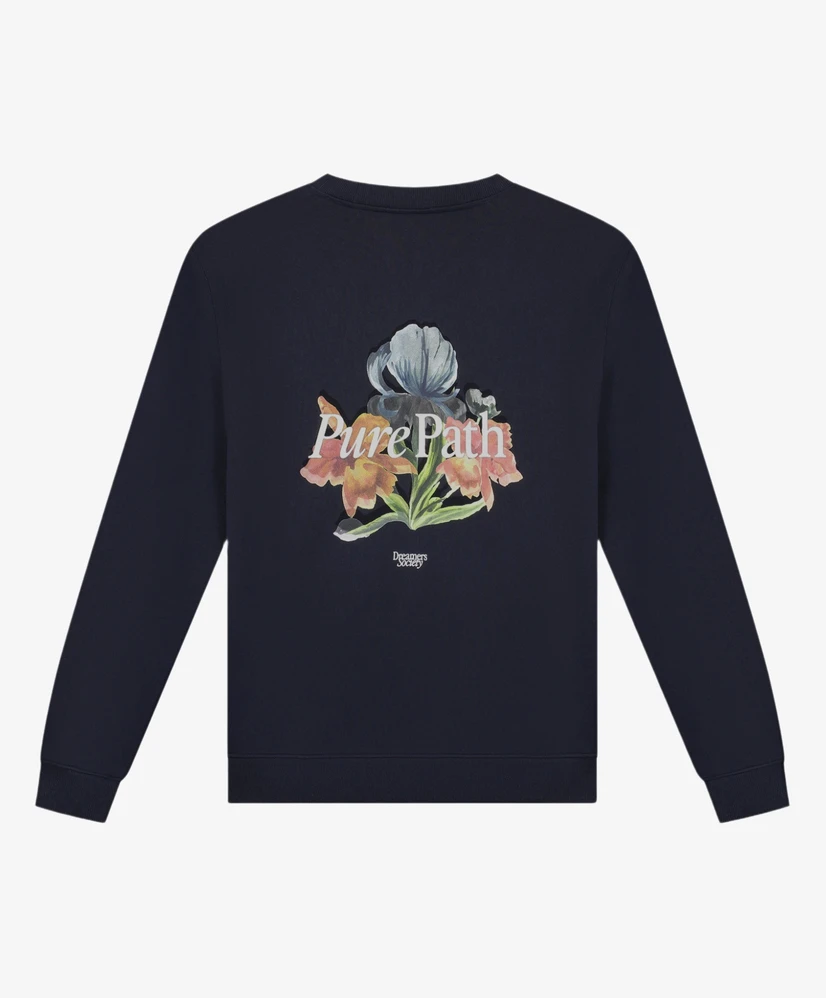 Pure Path Sweater Trio Of Flowers