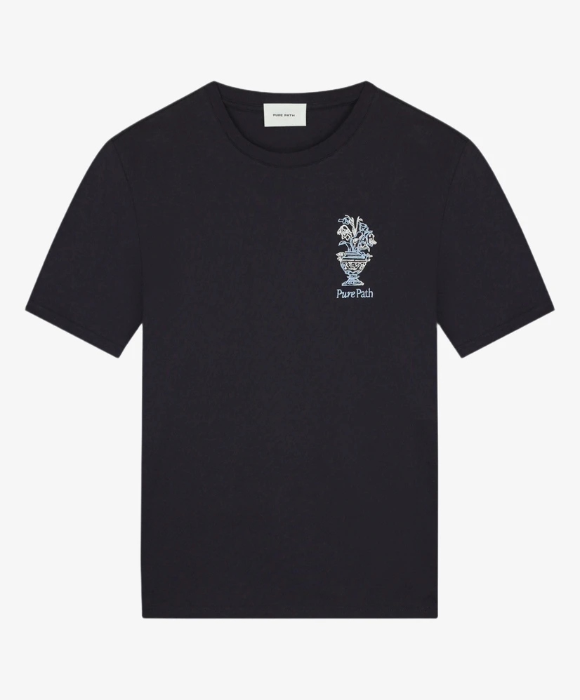 Pure Path T-shirt Embroidered Vase