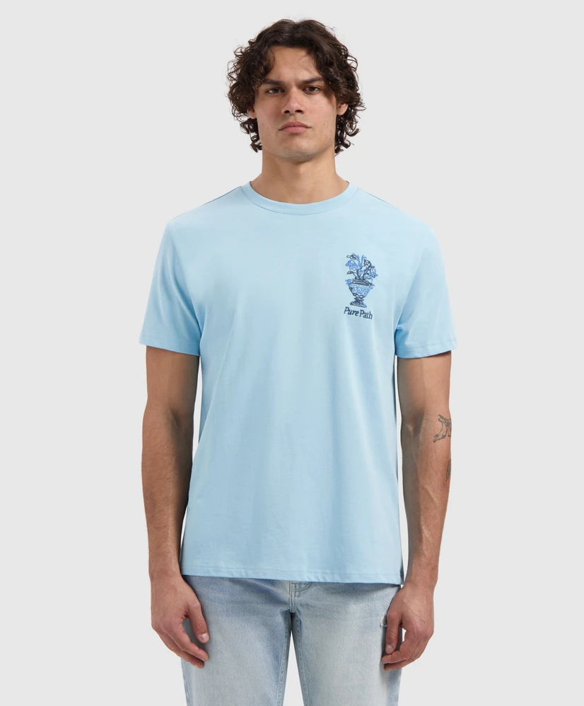 Pure Path T-shirt Embroidered Vase