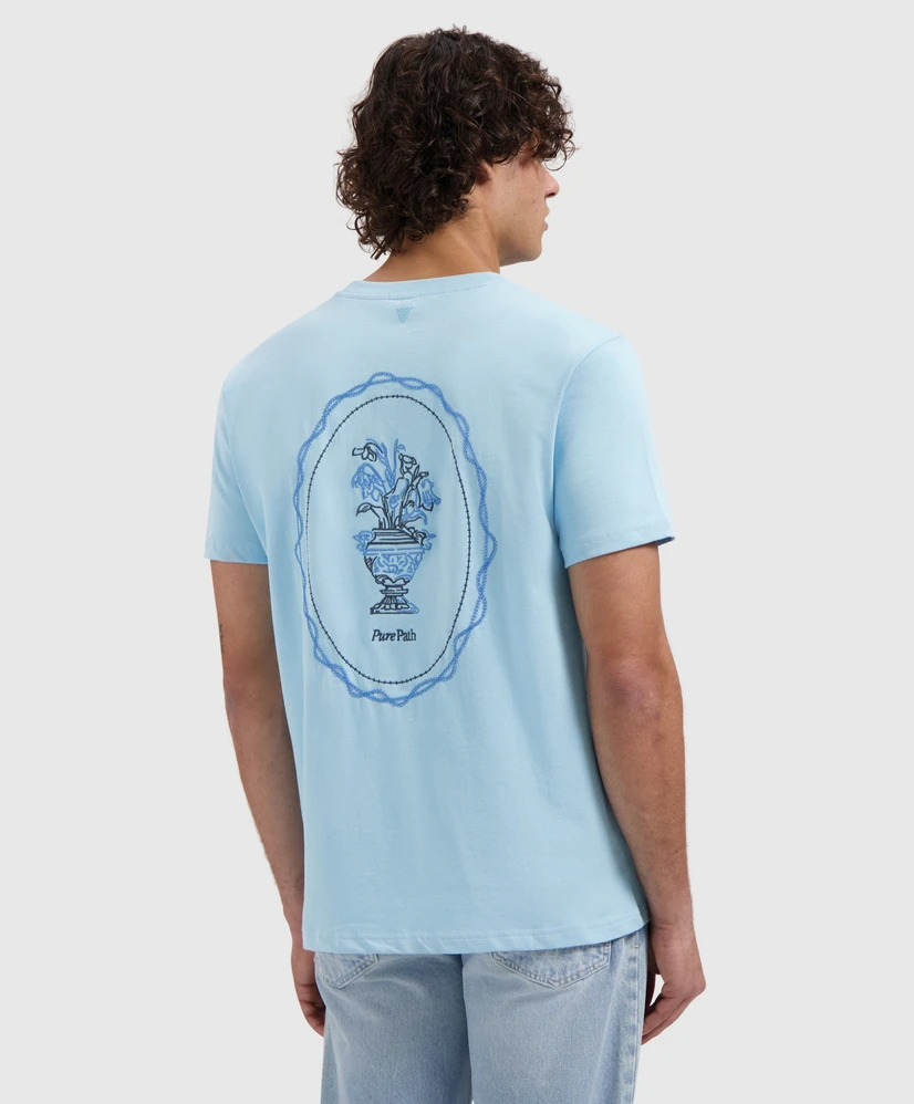 Pure Path T-shirt Embroidered Vase