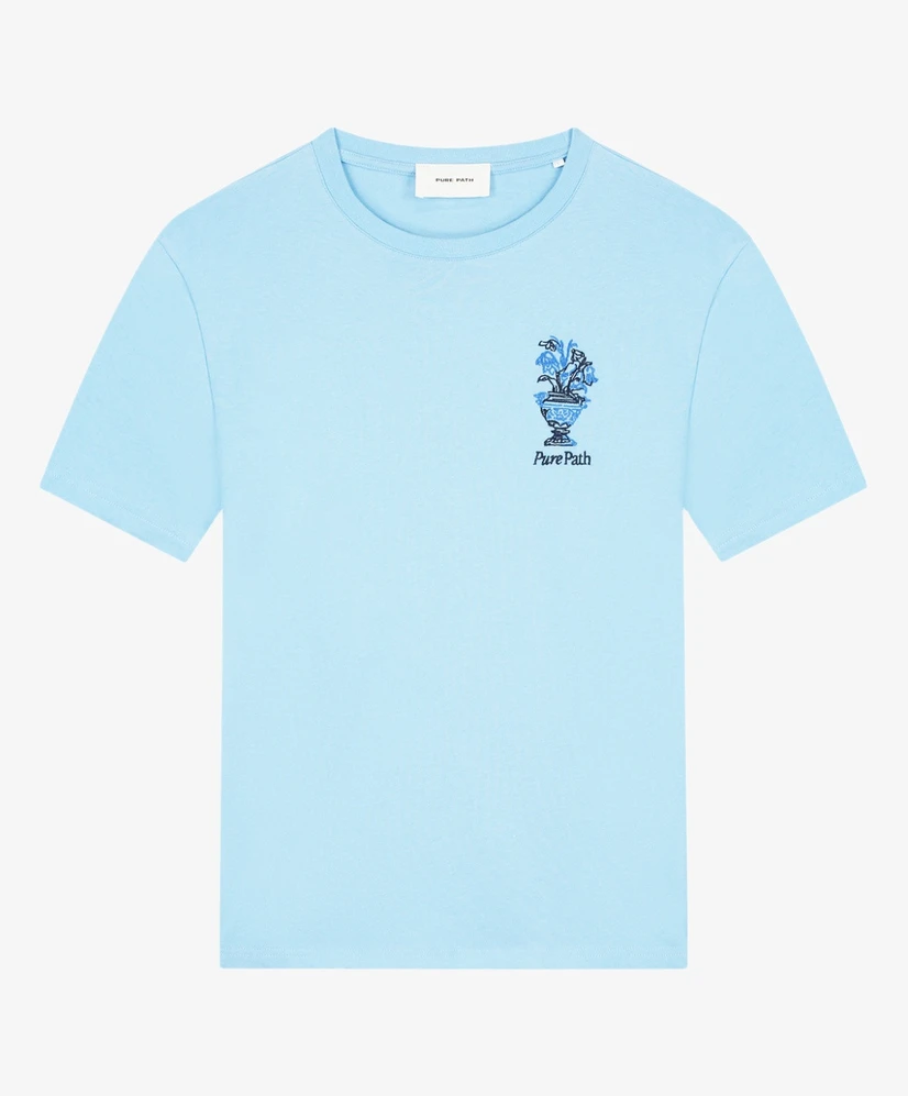 Pure Path T-shirt Embroidered Vase