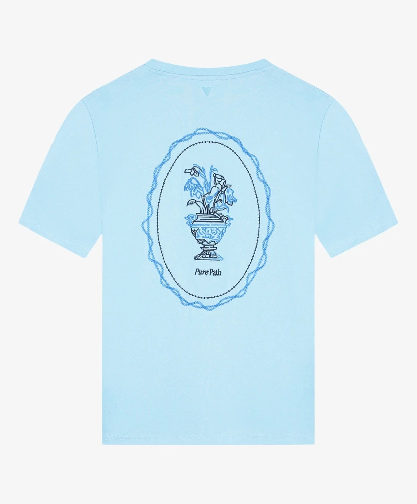Pure Path T-shirt Embroidered Vase