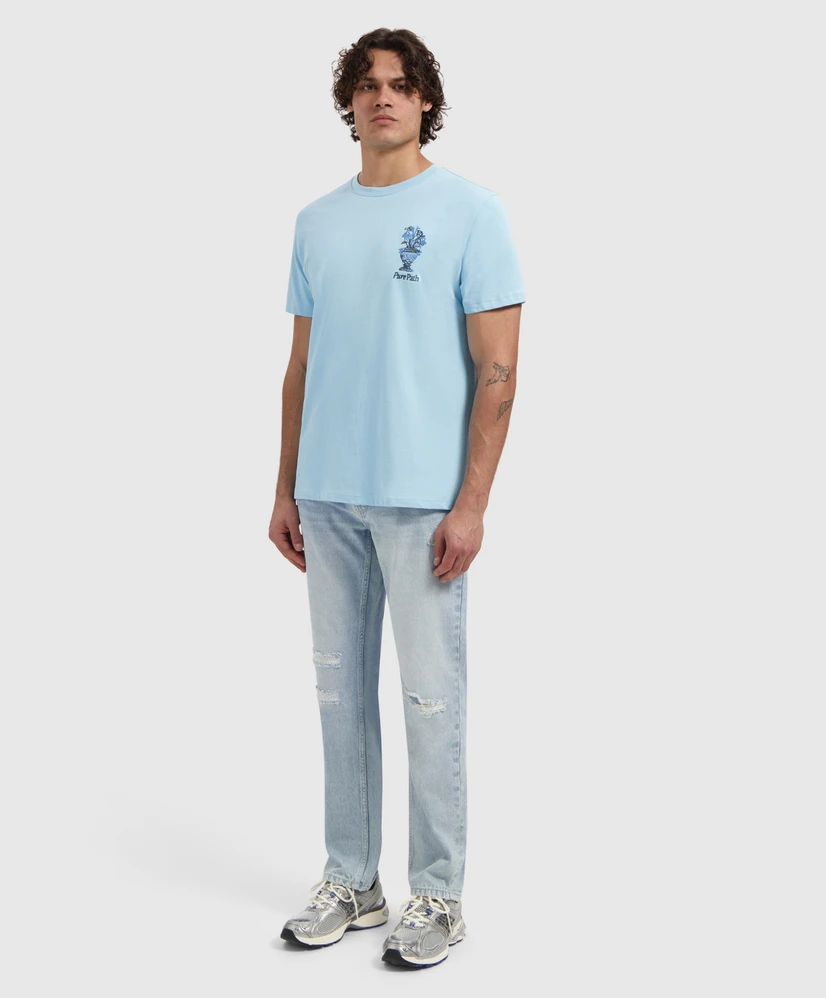 Pure Path T-shirt Embroidered Vase