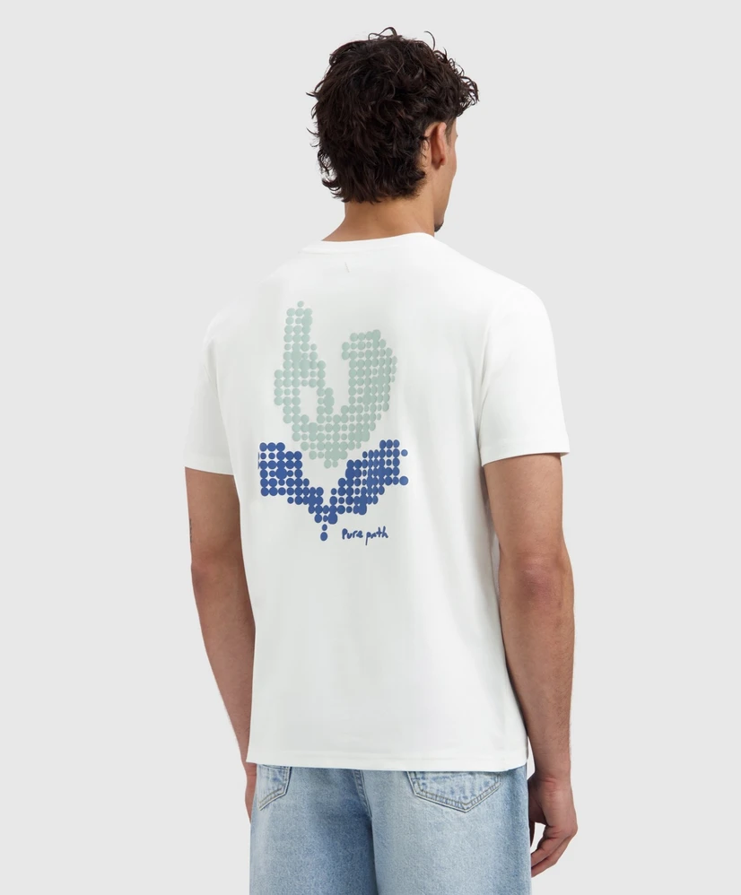 Pure Path T-shirt Pixel Flower