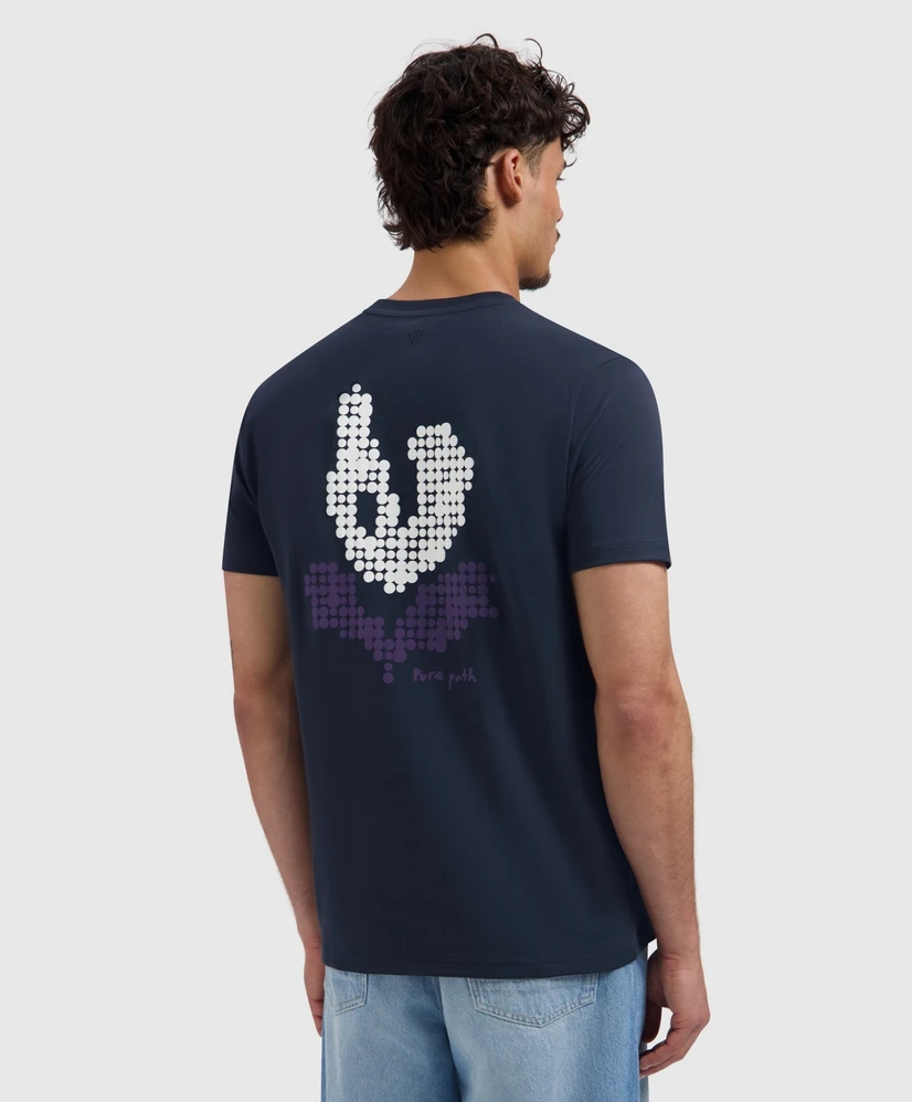 Pure Path T-shirt Pixel Flower