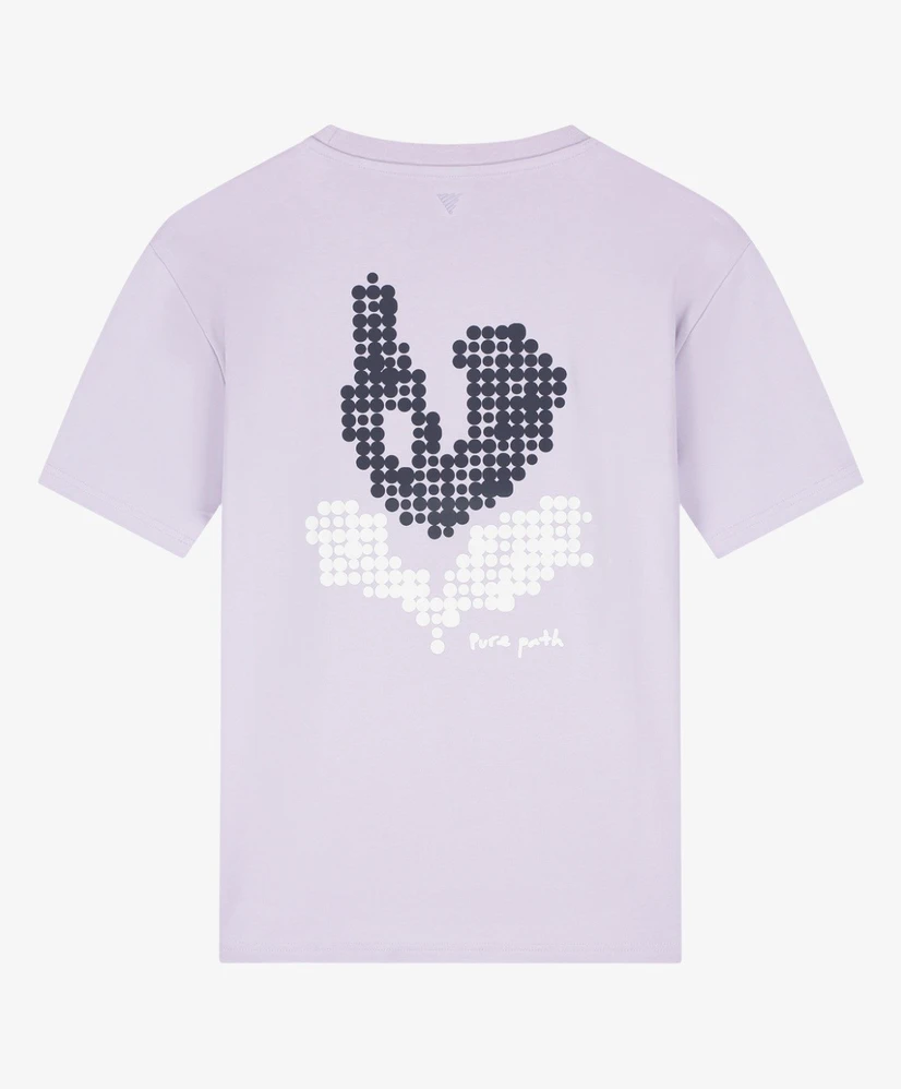 Pure Path T-shirt Pixel Flower