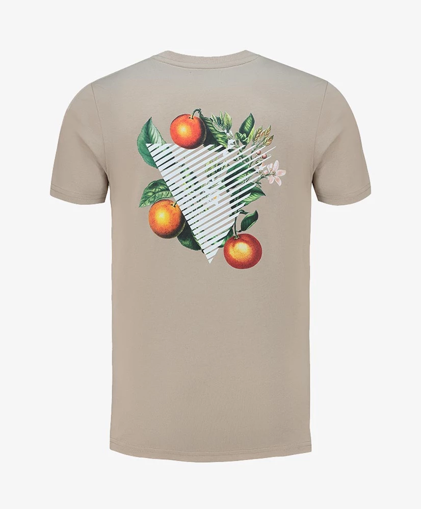 Pure Path T-shirt Triangle Orange Branch