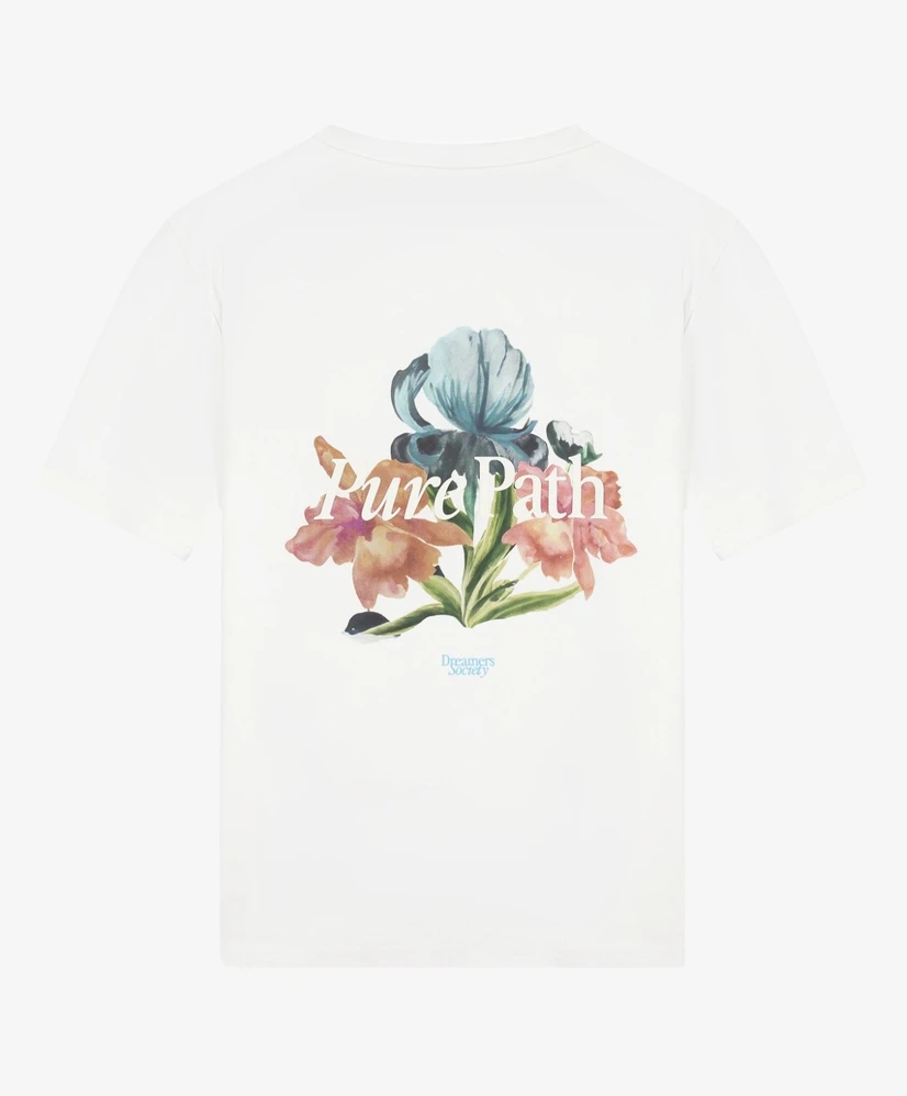 Pure Path T-shirt Trio Of Flowers