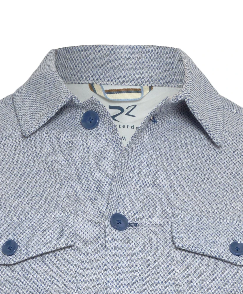 R2 Amsterdam Overshirt Gemêleerd
