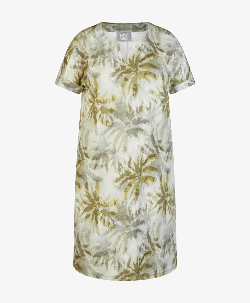Rabe Midi Jurk Palmtrees