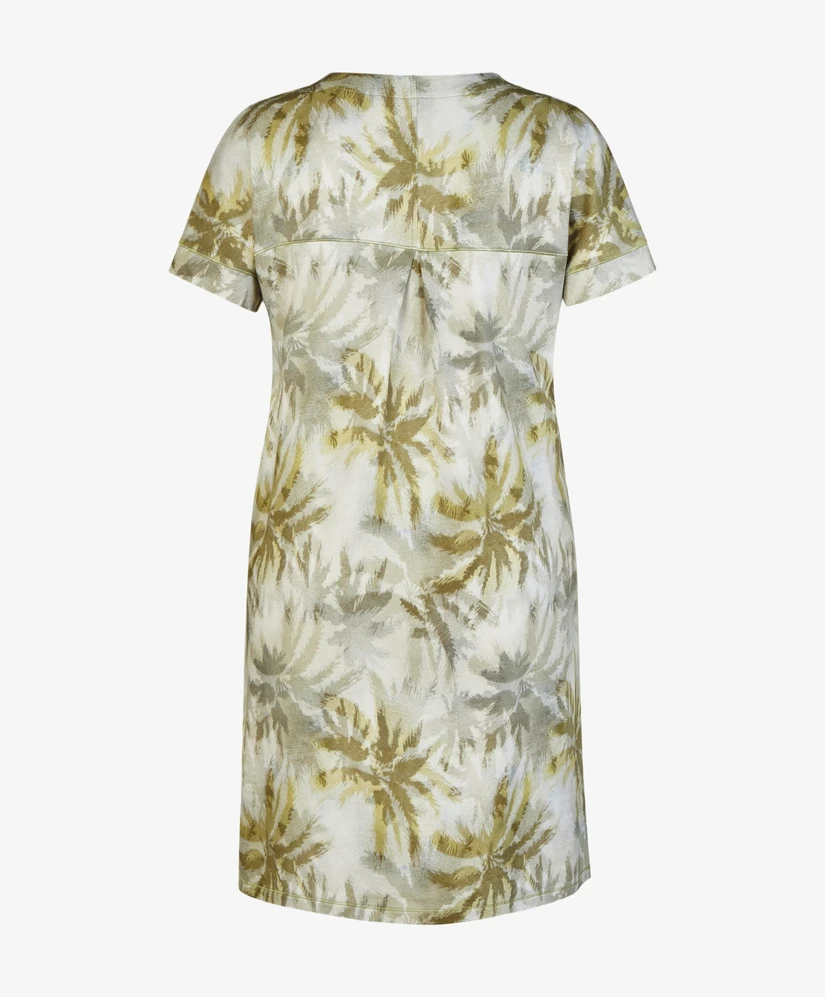 Rabe Midi Jurk Palmtrees
