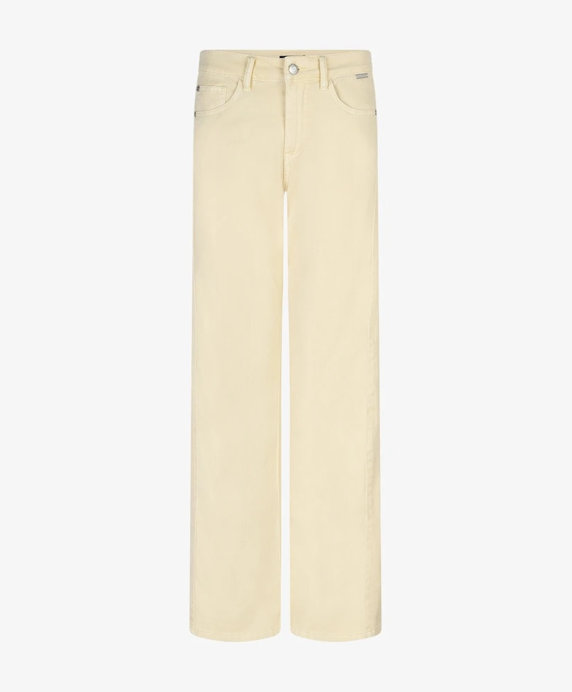Red Button Jeans Wide Leg Claudette Slanted Seams