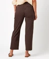 RELAXED by TONI Broek 7/8 Striped Scarlet
