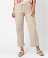 RELAXED by TONI Pantalon 6/8 Wide Leg Scarlet