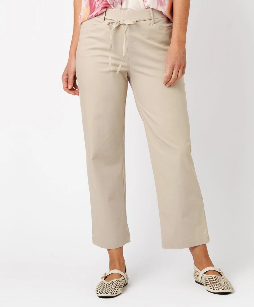 RELAXED by TONI Pantalon 6/8 Wide Leg Scarlet