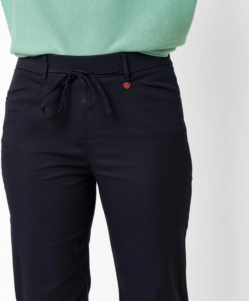RELAXED by TONI Pantalon 6/8 Wide Leg Scarlet