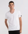 Replay Jeans T-Shirt V-Hals Wit